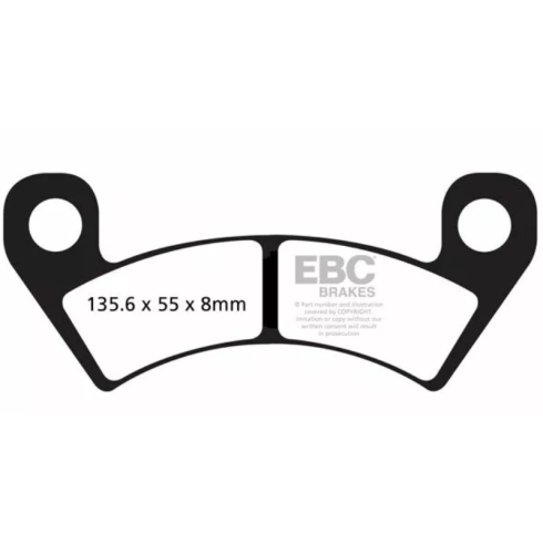 Τακάκια μοτοσυκλέτας EBC SINT R SERIES FA610R Τακάκια μοτοσυκλέτας EBC SINT R SERIES FA610R